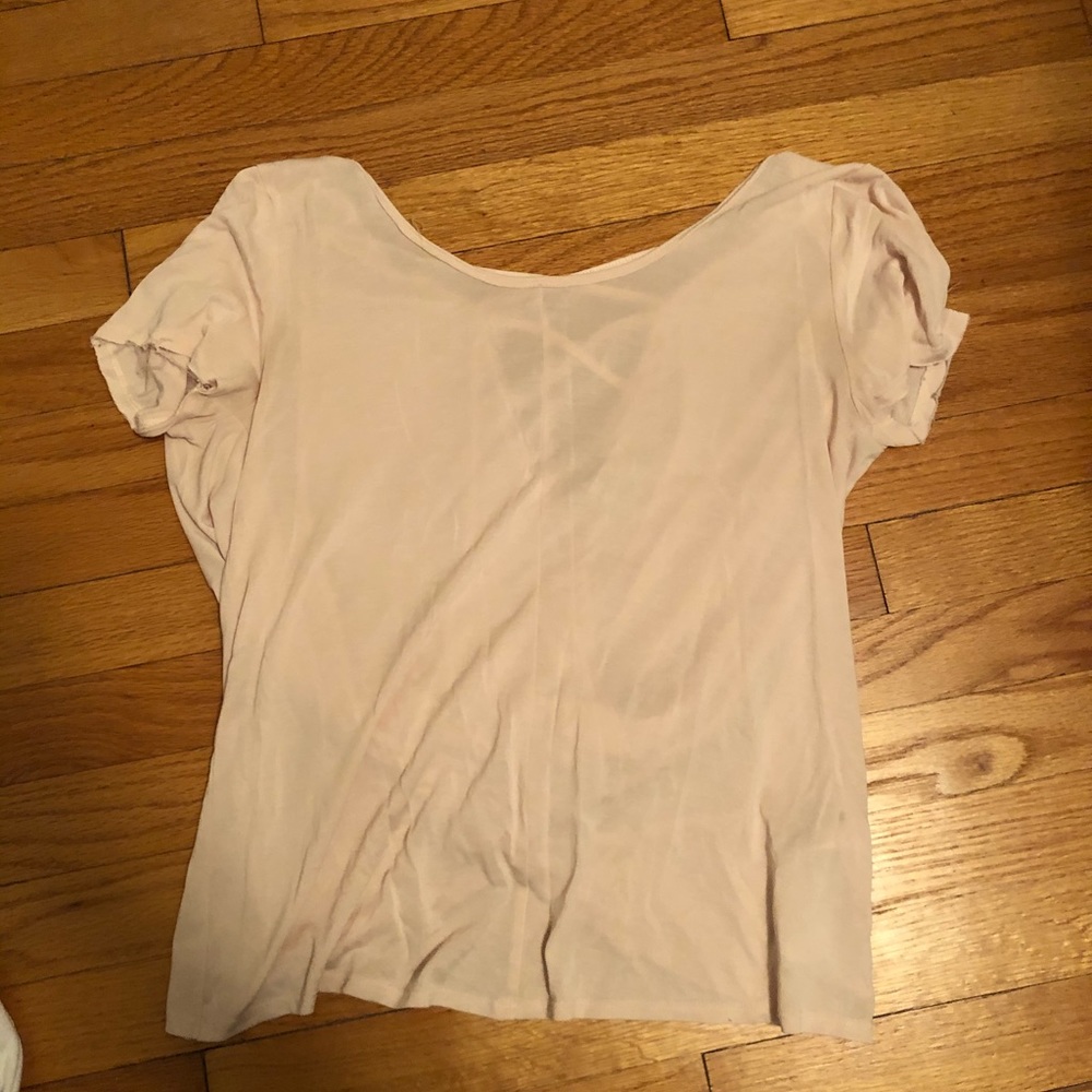 Light pink shirt with cute back from Abercrombie
